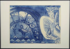 Rien Bakker - Ets en aquatint, Zonder titel - Ingelijst kopen? Bied vanaf 1!