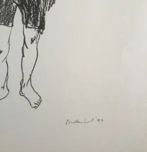 Stephan Balkenhol - Harlekin - Lithografie - 1994 - Zeer goed kopen? Bied vanaf 200!