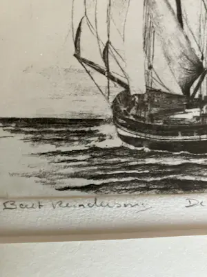 Bart Reindersma - Traditioneel schip op de 'De Zuiderzee'. kopen? Bied vanaf 35!