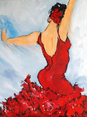 Anke Peddemors - flamencodans verkocht voor € 75!