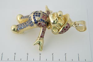 1910 - GROOT&UNIEK! Gouden Nintendo Super Mario hanger - 30 jaar Mario! kopen? Bied vanaf 2380!