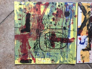 Rik van Iersel - twee zeefdrukken uit 1992 en 1994 - kleine oplage (50) kopen? Bied vanaf 45!