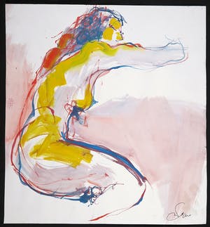 Franscz Witte - Gemengde techniek op papier, Figuur XI kopen? Bied vanaf 1!