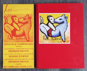 Herman Brood - Gelimiteerd kunstboek met zeefdruk "Horse Power" kopen? Bied vanaf 275!