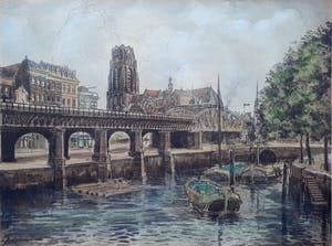 Niet of onleesbaar gesigneerd - Laurenskerk Rotterdam kopen? Bied vanaf 1!