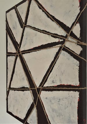 John Foppen - Cornfields Demarcated.......# K 05. XL. GROOT. kopen? Bied vanaf 195!