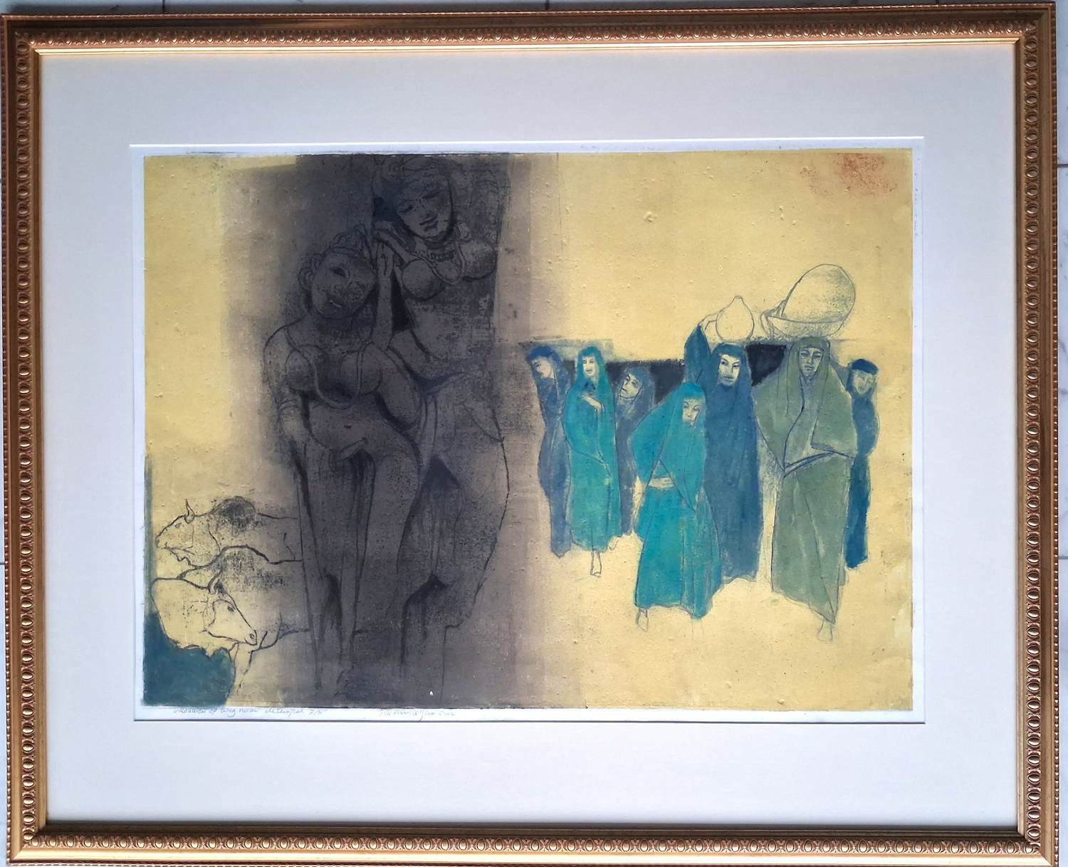 Ru van Rossem - Vrouwen op weg naar de tempel kopen? Bied vanaf 125!