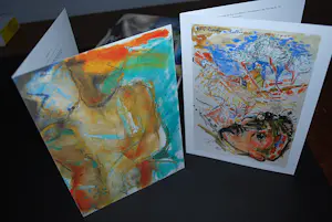 AcheterPaul de Lussanet - gesigneerde biografie, 2 catalogi en 2 uitnodigingskaarten? Enchérissez de 40!