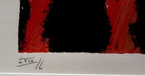 Eugene Brands - ingelijste abstracte zeefdruk - 1993 kopen? Bied vanaf 300!