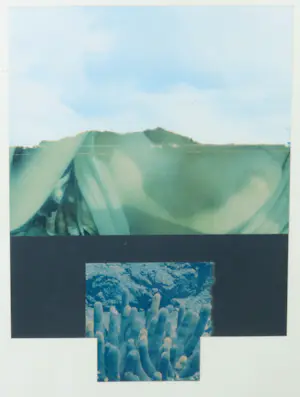 Bert Haaitsma - Fotocollage, Landschap IX - Ingelijst kopen? Bied vanaf 1!