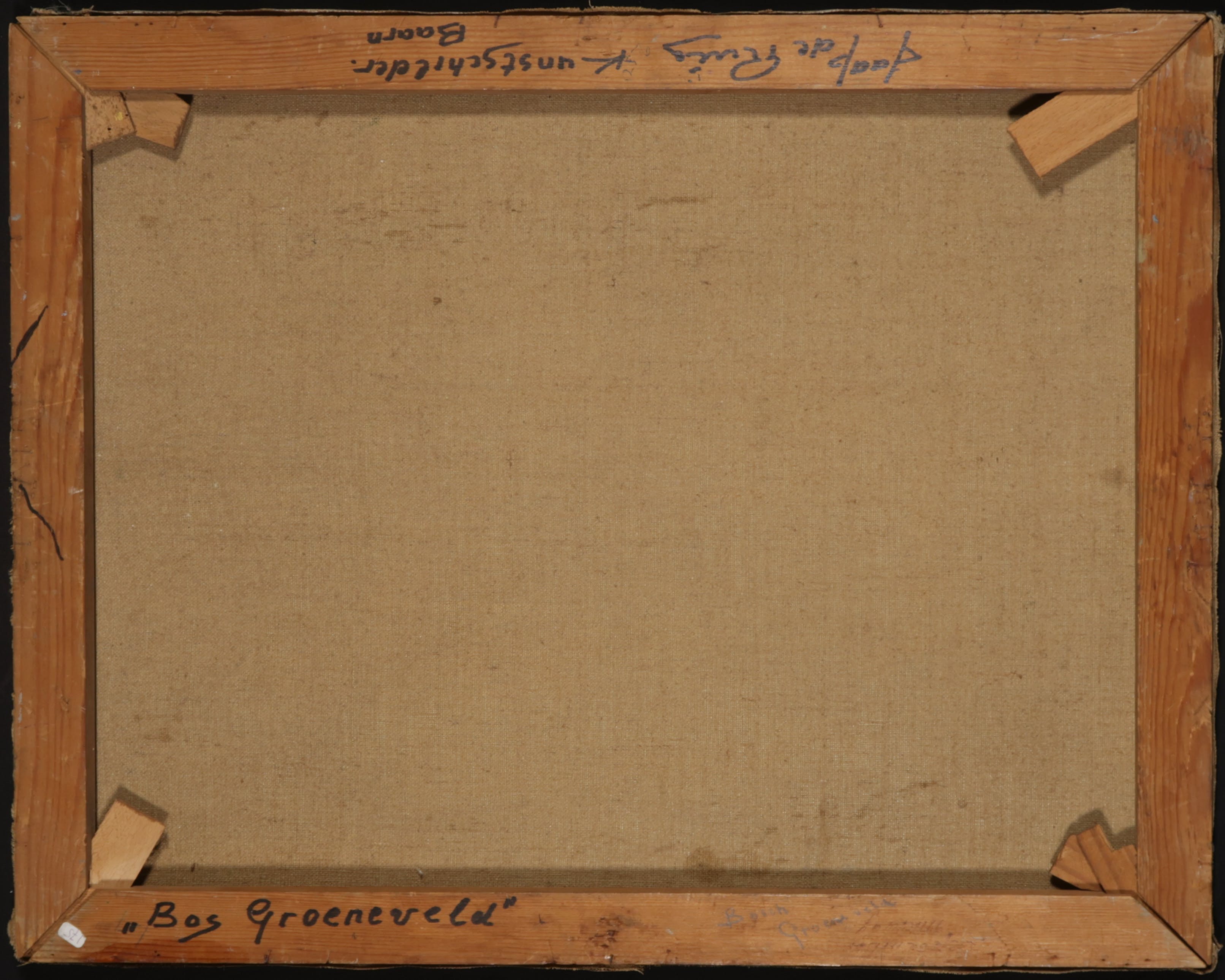 Jaap de Ruig - Acryl op doek, Bos Groeneveld  kopen? Bied vanaf 1!