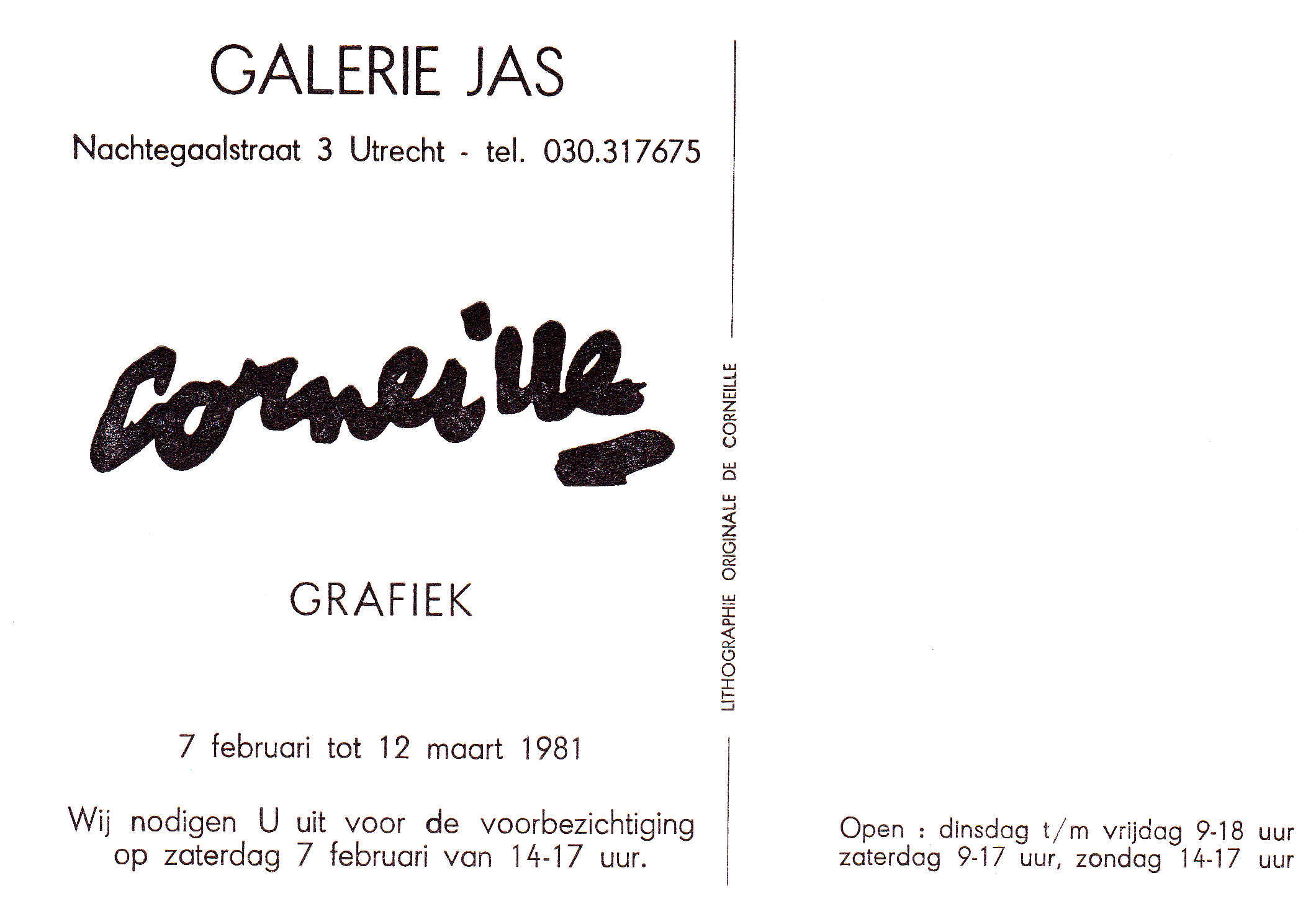 Corneille - Uitnodigingskaart kopen? Bied vanaf 1!