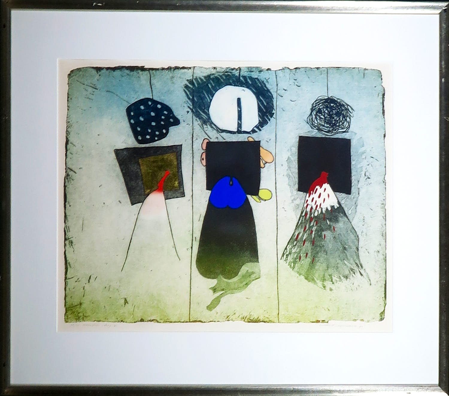 Michel van Overbeeke - Kleurenets, Mountain story II - Ingelijst kopen? Bied vanaf 120!