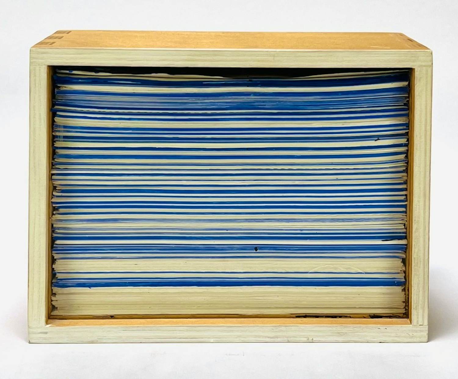 Dave Meijer - Kunstobject in de vorm van een houten kistje - 2004 verkocht voor € 250!