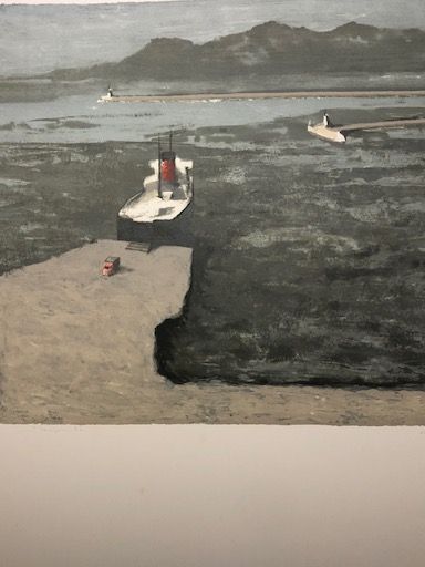 Mart Kempers - Veerboot met camion op de kade. kopen? Bied vanaf 40!