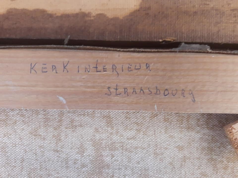 Jan Kelderman - Kerkinterieur Strassbourg (Frankrijk) kopen? Bied vanaf 49!