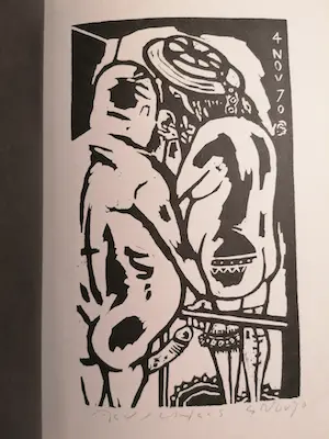 Aad de Haas - Gebonden gelimiteerd boek – Erotische lino’s kopen? Bied vanaf 50!
