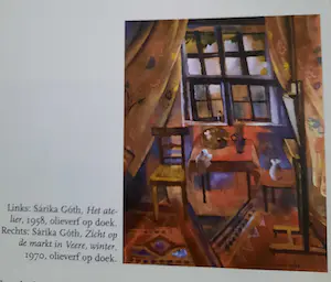 Sarika Goth - Vaas met bloemen (+ kunstboek Goth) kopen? Bied vanaf 220!