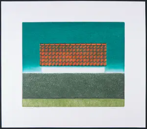 Joop Vegter - Mezzotint, Schuur van de buren kopen? Bied vanaf 1!