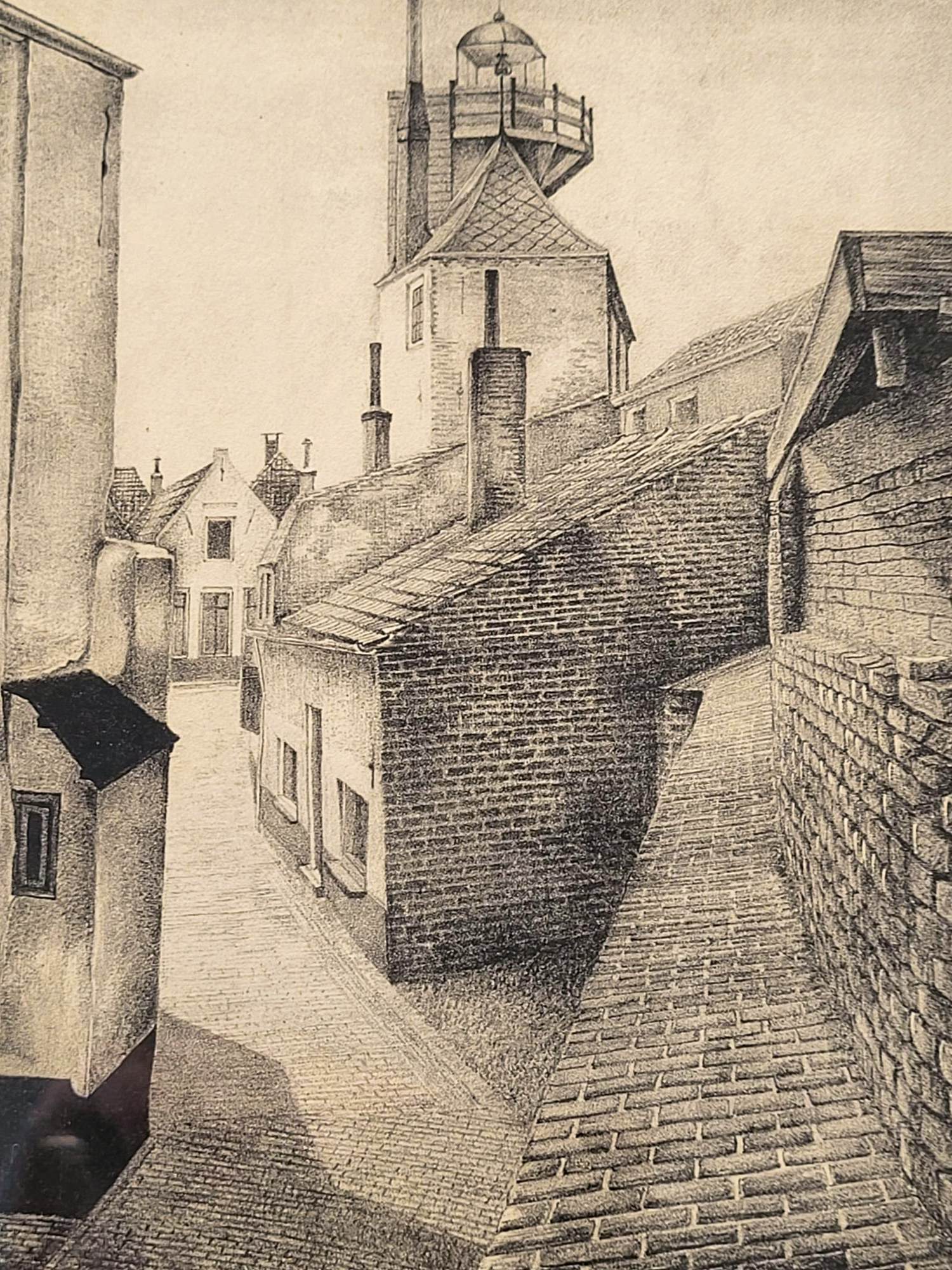 Gijs Voskuyl - Vischpoort te Harderwijk. verkocht voor € 45!