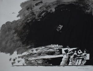 Jef Diederen - Zeefdruk HOMMAGE aan MAX ERNST Handgesign. kopen? Bied vanaf 1!