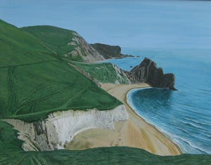 Joop Kobs - Durdle Door and Man O'War Bay Dorset. kopen? Bied vanaf 95!