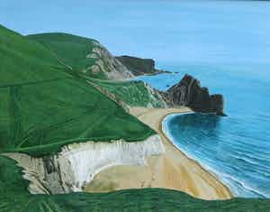 Joop Kobs - Durdle Door and Man O'War Bay Dorset. verkocht voor € 95!