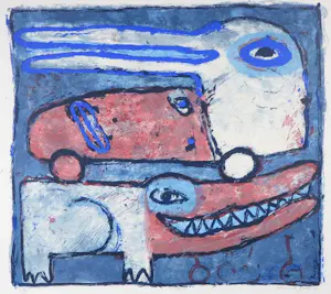 Onno de Graaf - Zeefdruk, Egypte - Ingelijst kopen? Bied vanaf 35!