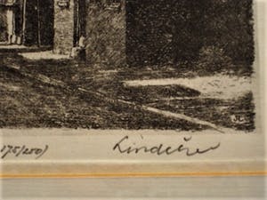 Niet of onleesbaar gesigneerd - Droge Naald Ets - Rotterdam Laurenskerk - omstreeks 1920 - gesigneerd kopen? Bied vanaf 1!