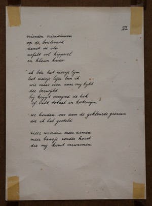 Lucebert - Litho: Vrienden en vriendinnen(gedicht achterop) kopen? Bied vanaf 249!