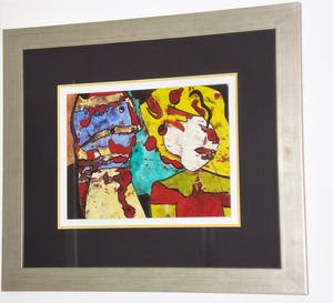 Theo Mackaay - Gemengde techniek, subliem gelijst! kopen? Bied vanaf 450!