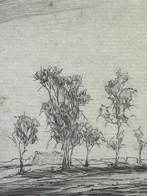 Johan Faber - Ets - Gronings landschap - Groninger Ploeg kopen? Bied vanaf 90!