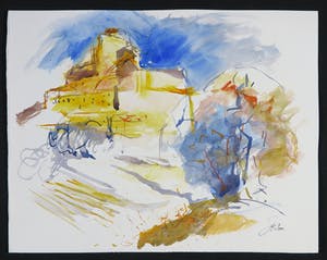 Franscz Witte - Aquarel, Reggio di Calabrië kopen? Bied vanaf 1!