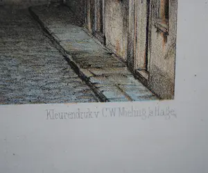 Frederik Hendrik Weissenbruch - Stadhuis Den Haag - kleurenlitho kopen? Bied vanaf 45!