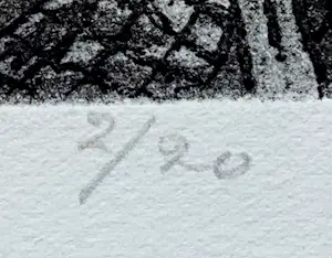 Jos van den Berg - Ets: Zuid - Frankrijk(Antibes) - 1964 kopen? Bied vanaf 39!