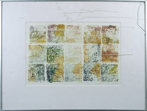 Marian Schutte - Monoprint, Zonder titel - Ingelijst kopen? Bied vanaf 1!