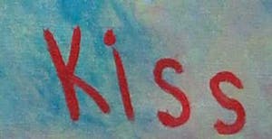 Kiss Riemvis - Olieverf op doek, z.t Zeemeermin (Groot) kopen? Bied vanaf 20!
