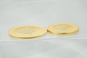 2438 - TWEE (2) 0.999 GOUDEN 100$ Australie "year of Rooster" munten (62.3 gr!) kopen? Bied vanaf 2460!