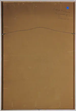 Sophie Mellema - Pastel op board, Verkeersbord - Ingelijst kopen? Bied vanaf 70!