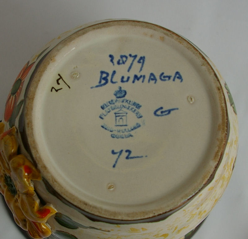 Plateelbakkerij Zuid-Holland - plateel pot - 'Blumaga' kopen? Bied vanaf 10!