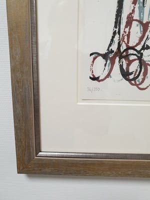 Arman - Gothic - Litho met scharen - Gesigneerd - 36/250 - Mooi ingelijst kopen? Bied vanaf 250!