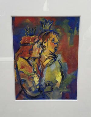 Niet of onleesbaar gesigneerd - C849-2 koningspaar kopen? Bied vanaf 10!