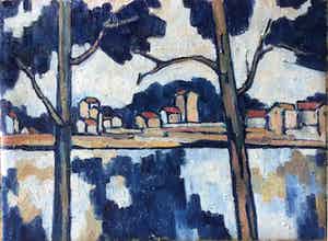 Jan Willem Versteeg - La Seine au Pecq verkocht voor € 95!