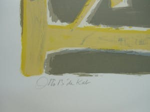 Otto B. de Kat - HET GELE STOELTJE /// KLEURENLITHO VAN OTTO B. DE KAT kopen? Bied vanaf 50!