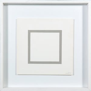 Sol LeWitt - Zeefdruk uit de serie 'Five Geometric Figures in Five Colors' - Ingelijst kopen? Bied vanaf 450!