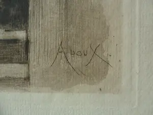 Joseph Apoux - Ets, " Good Evening ". Ca .1860, gedrukt door Pincebourde ed kopen? Bied vanaf 50!