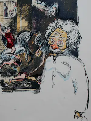 AcheterKees van Dongen - Litho: "La révolte des anges" - 1951? Enchérissez de 199!