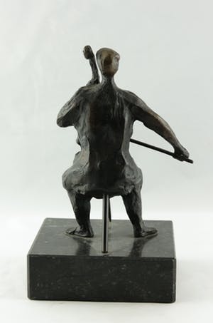 Hans Kuyper - Brons, De cellist kopen? Bied vanaf 150!