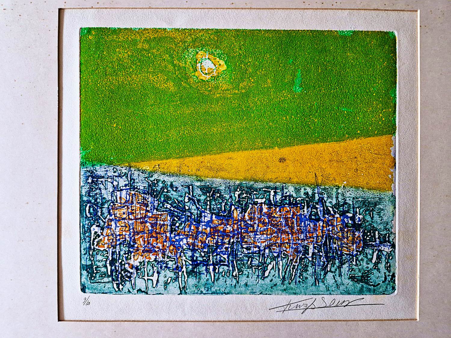 Koos van der Sluys - Intrigerende ets & aquatint "oude woestijnstad" - zeer kleine oplage (10) kopen? Bied vanaf 34!