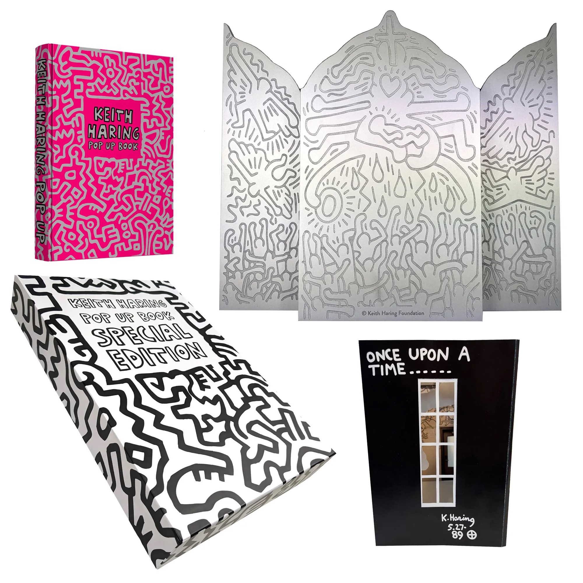 Buy Keith Haring - 3D Pop Up Book - Altarpiece Edition? Bid from 350!